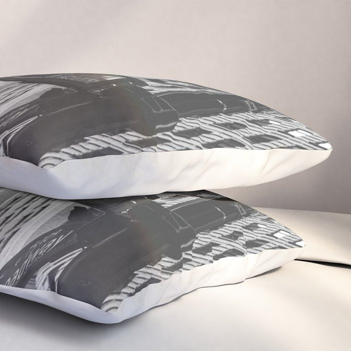 Wall street bw Pillow Sham Gallery Image 3