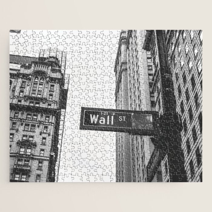 Wall street bw Jigsaw Puzzle Gallery Image 1