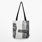 Wall street bw Tote Bag Gallery Image 2