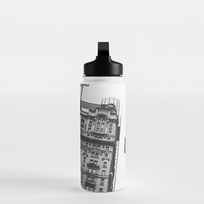 Wall street bw Water Bottle Gallery Image 3