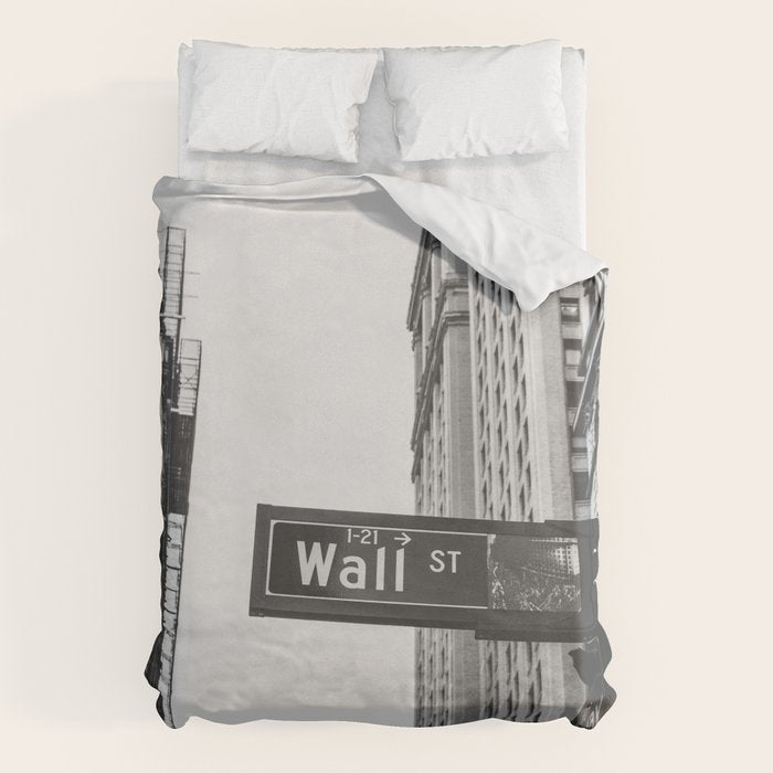 Wall street bw Duvet Cover Gallery Image 6