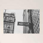 Wall street bw Welcome Mat Gallery Image 1
