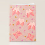 Origami Fortune Teller in Pastel Pink Stationery Card Gallery Image 2