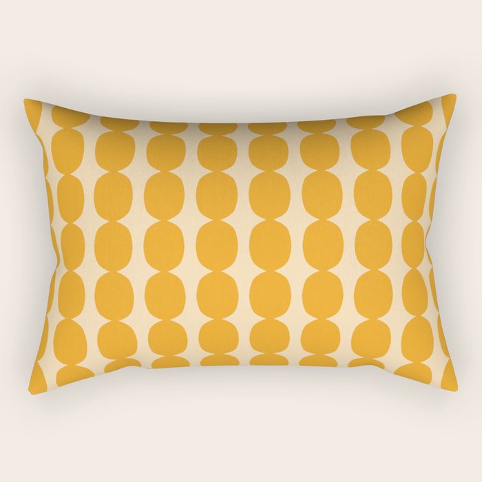 Honey Bubble Chain Rectangular Pillow Gallery Image 2