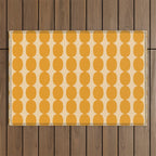 Honey Bubble Chain Outdoor Rug Gallery Image 1