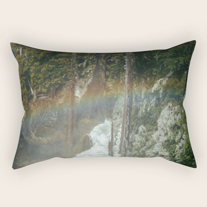 Frozen Rainbow Rectangular Pillow Gallery Image 1