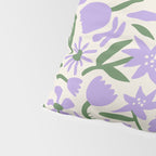 Vintage flower nature art pattern Pillow Sham Gallery Image 4