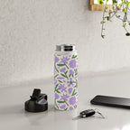 Vintage flower nature art pattern Water Bottle Gallery Image 4