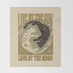 Sun and Moon Throw Blanket Gallery Image 2