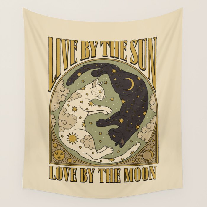 Sun and Moon Wall Tapestry Gallery Image 4
