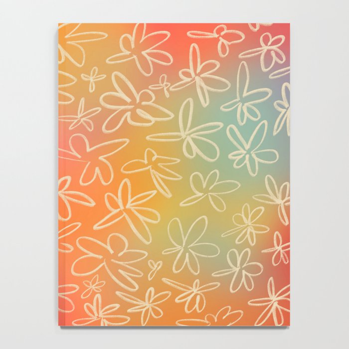 MISTY FIELD OF FLOWERS Notebook Gallery Image 4