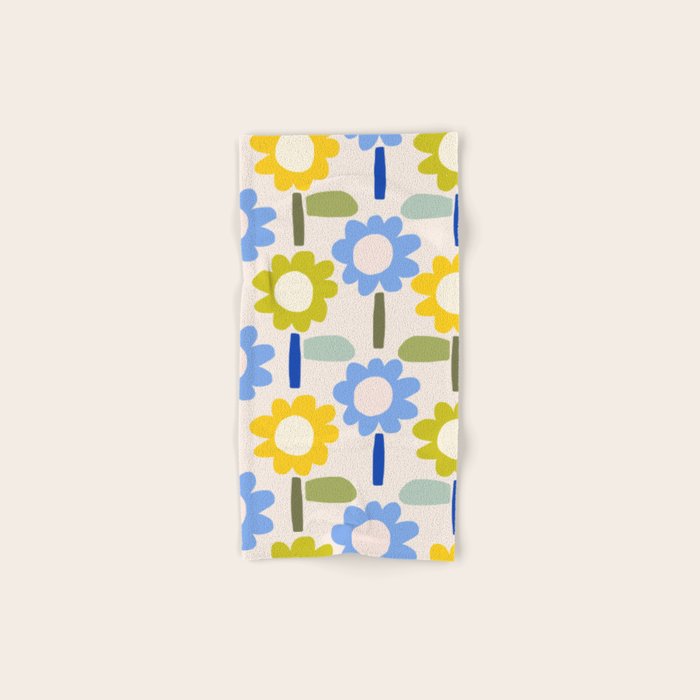 Lazy Daisy stitch - Spring Bath Towel Gallery Image 1