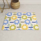 Lazy Daisy stitch - Spring Rug Gallery Image 1