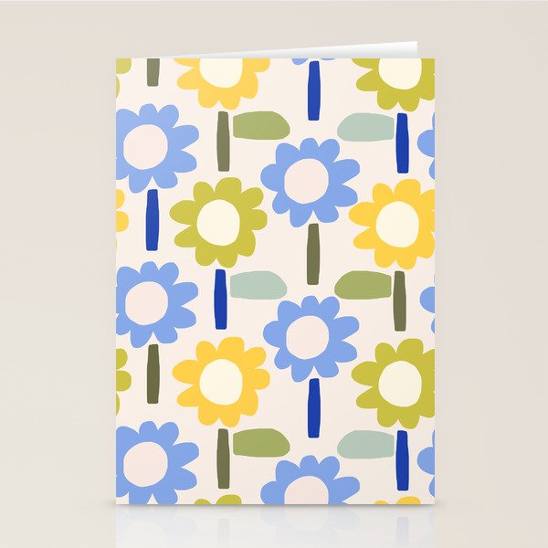 Lazy Daisy stitch - Spring Stationery Card Gallery Image 2