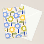Lazy Daisy stitch - Spring Stationery Card Gallery Image 2