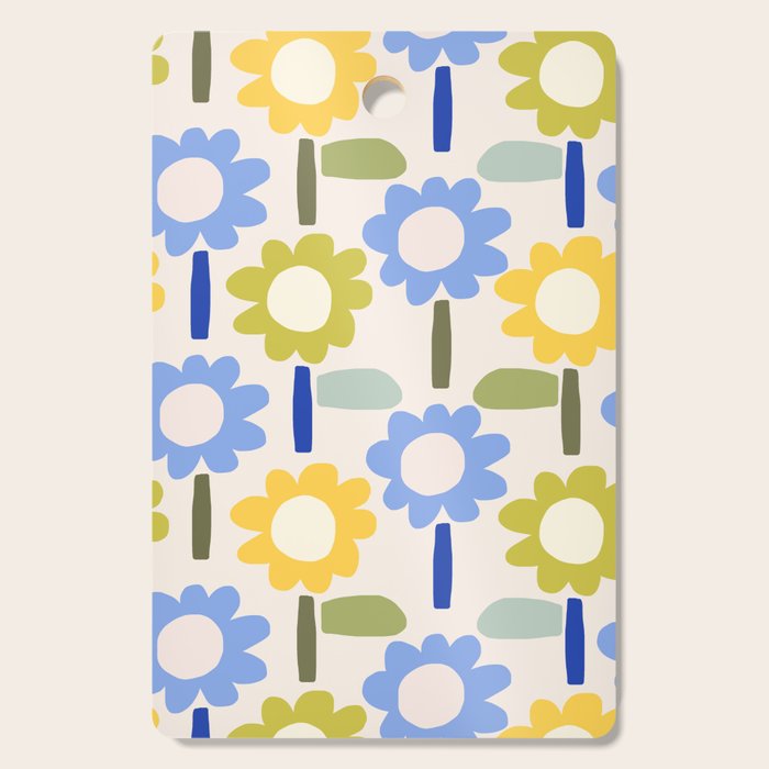 Lazy Daisy stitch - Spring Cutting Board Gallery Image 1