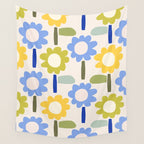 Lazy Daisy stitch - Spring Wall Tapestry Gallery Image 4