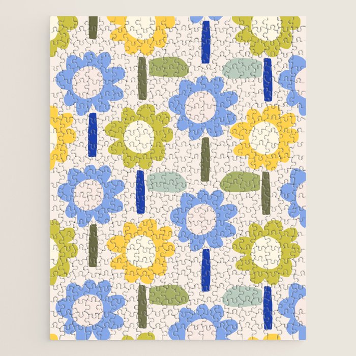 Lazy Daisy stitch - Spring Jigsaw Puzzle Gallery Image 1