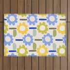Lazy Daisy stitch - Spring Outdoor Rug Gallery Image 1