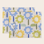 Lazy Daisy stitch - Spring Placemat Gallery Image 1