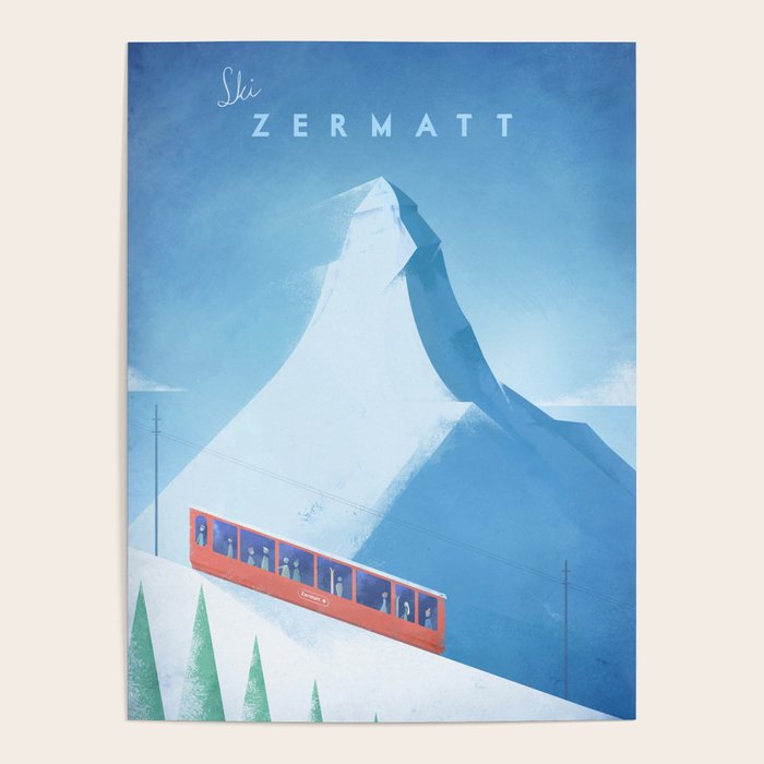 Ski Zermatt Poster Gallery Image 1