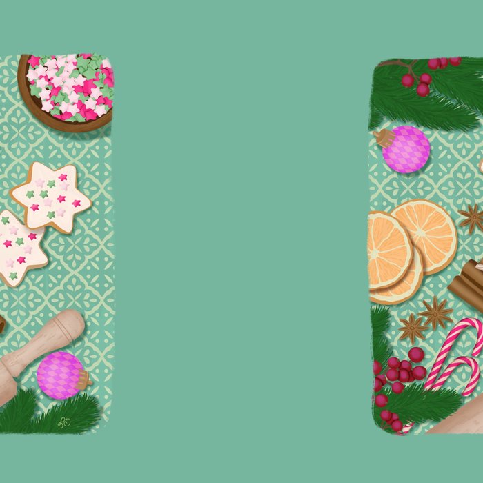 Whimsical Festive Holiday Baking Coffee Mug Gallery Image 2