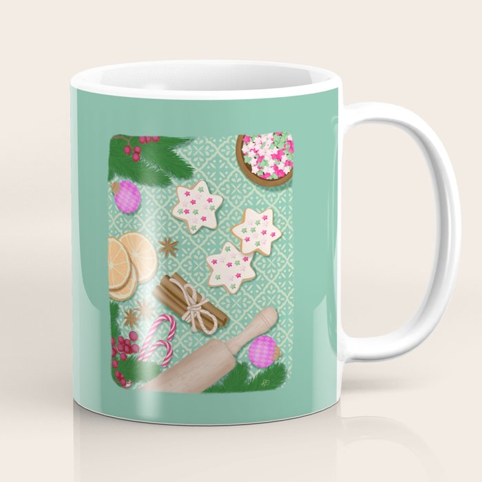 Whimsical Festive Holiday Baking Coffee Mug Gallery Image 1