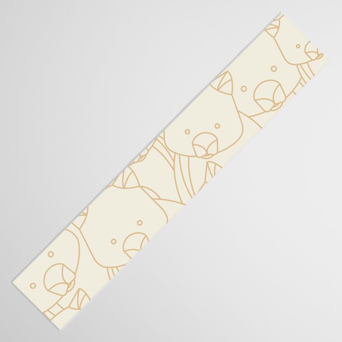 Minimalist Wombat Table Runner Gallery Image 3