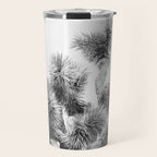 Twisted Joshua Tree - Black and White Photography Travel Mug Gallery Image 1