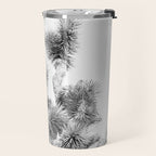 Twisted Joshua Tree - Black and White Photography Travel Mug Gallery Image 2