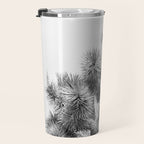 Twisted Joshua Tree - Black and White Photography Travel Mug Gallery Image 3