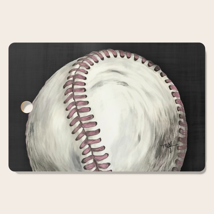 Vintage Baseball Art Cutting Board Gallery Image 1
