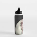 Vintage Baseball Art Water Bottle Gallery Image 3