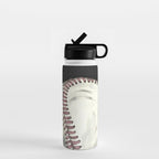Vintage Baseball Art Water Bottle Gallery Image 1