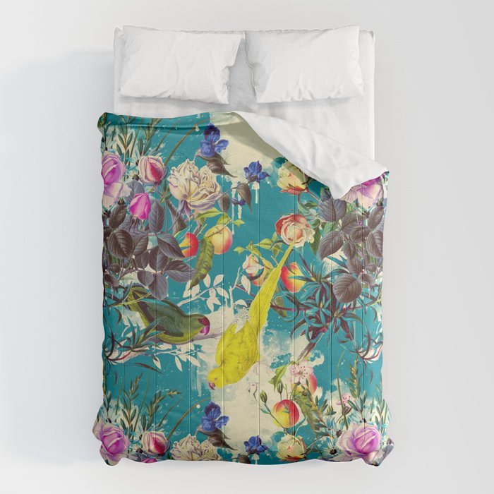 Tropical birds in the nature - 010 Comforter Gallery Image 1