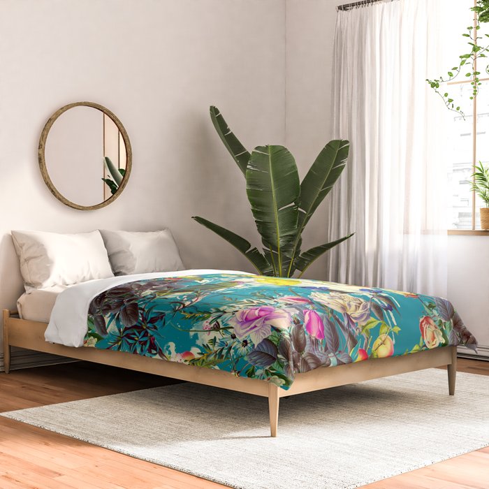 Tropical birds in the nature - 010 Comforter Gallery Image 2