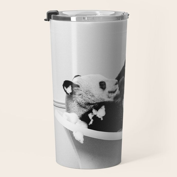 Panda Taking a Bath Travel Mug Gallery Image 3