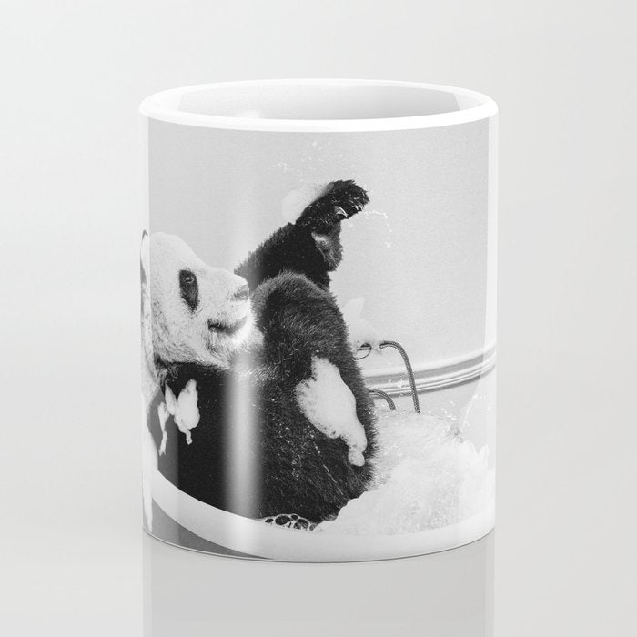 Panda Taking a Bath Coffee Mug Gallery Image 4