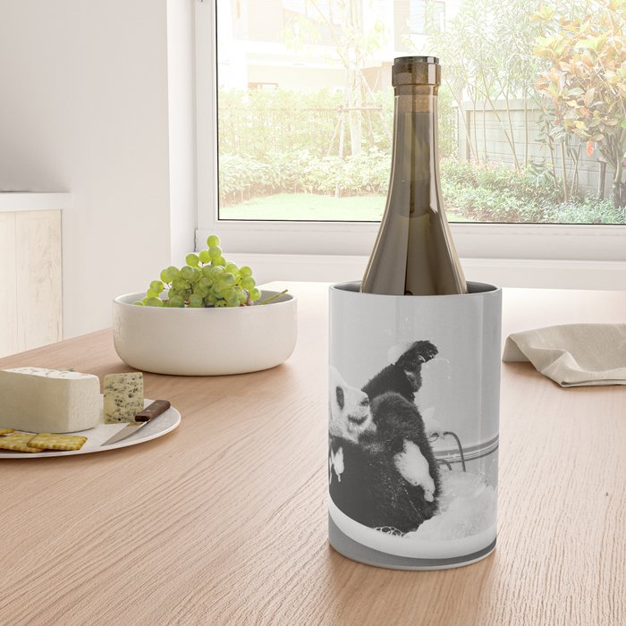 Panda Taking a Bath Wine Chiller Gallery Image 4