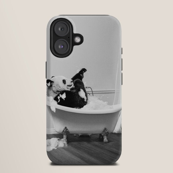 Panda Taking a Bath iPhone Case Gallery Image 9