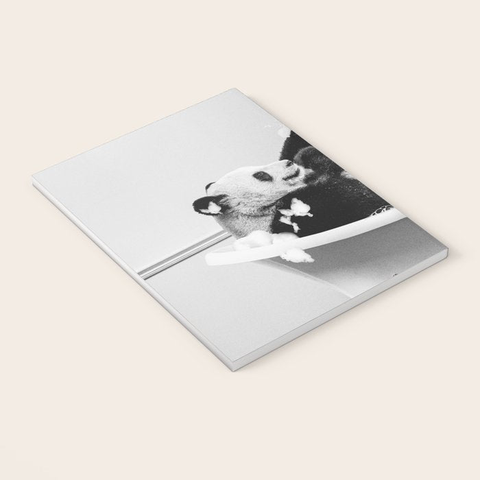 Panda Taking a Bath Notebook Gallery Image 3