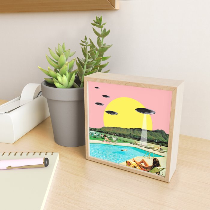 Invasion on vacation (Square) Mini Art Print Gallery Image 2