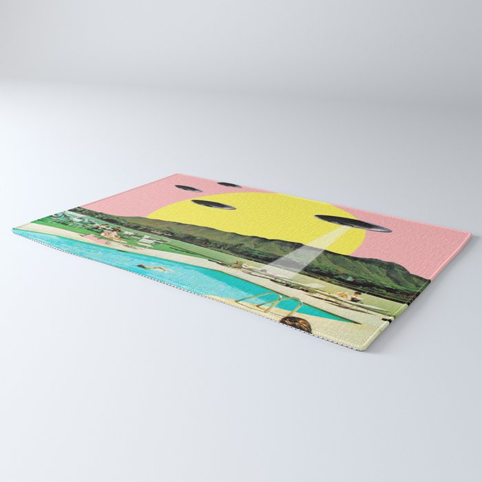 Invasion on vacation (Square) Rug Gallery Image 3