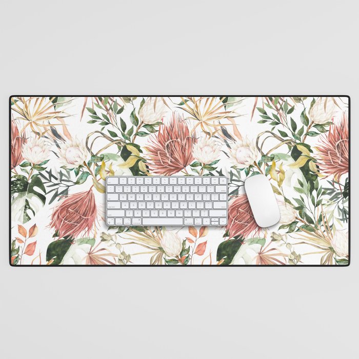 Bohem tropical bloom 003 Desk Mat Gallery Image 1