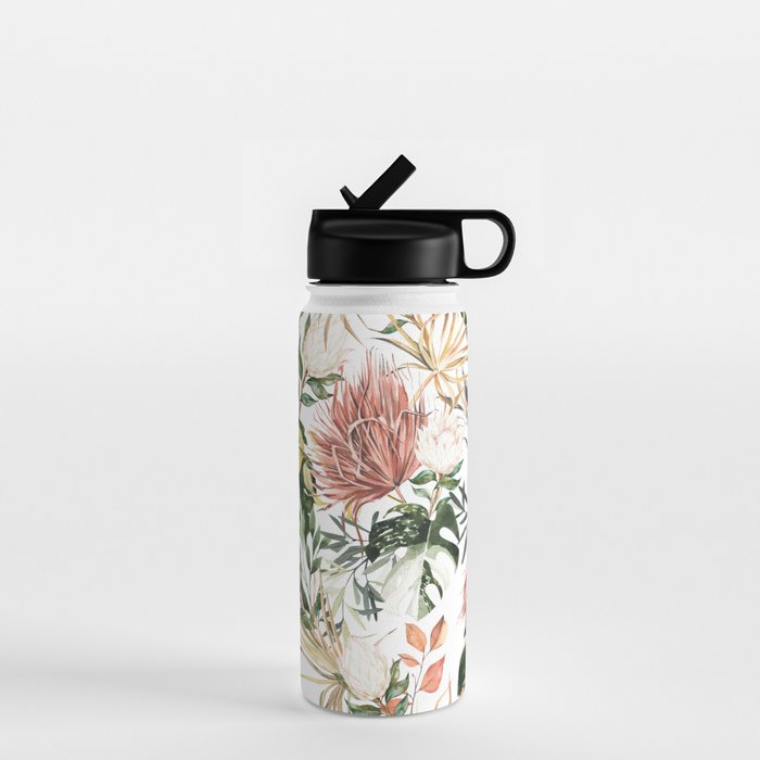 Bohem tropical bloom 003 Water Bottle Gallery Image 1
