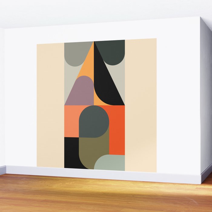 Modern Abstraction 15 Wall Mural Gallery Image 2