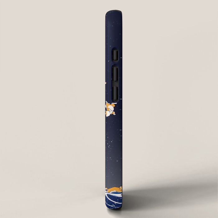 Shiba Inu The Great Wave in Night iPhone Case Gallery Image 2