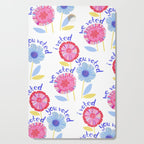 United We Grow - Vote | Floral in Red, Pink, & Blue Cutting Board Gallery Image 1