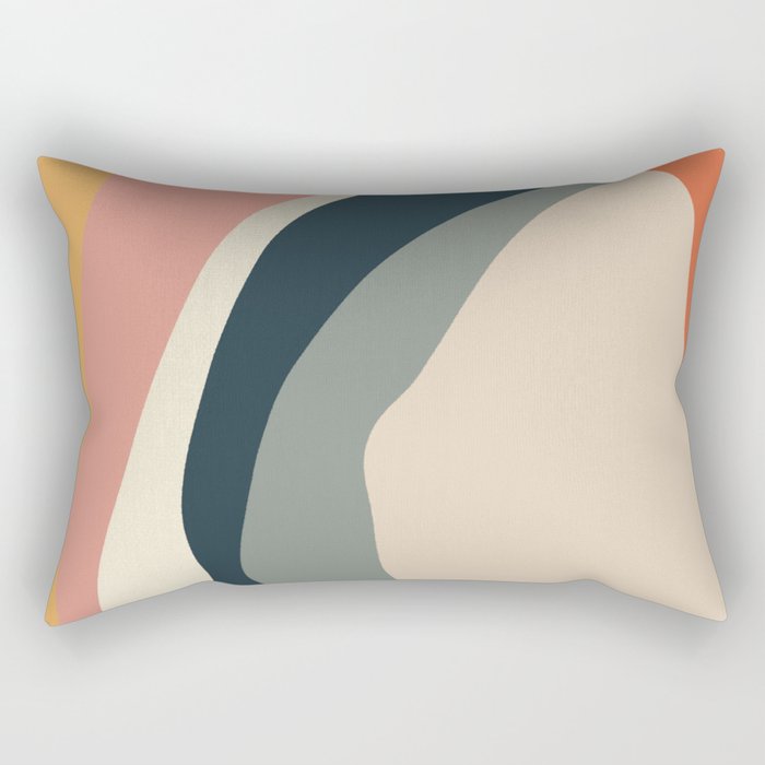 Plentiful - Modern Art Print Rectangular Pillow Gallery Image 1