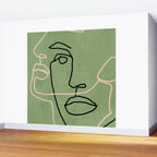Abstract Face 6/4 Wall Mural Gallery Image 2